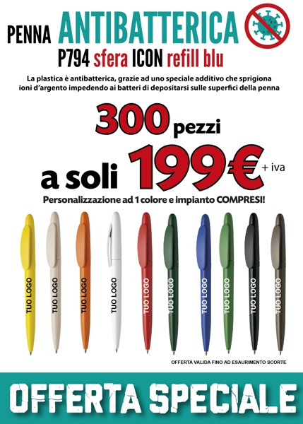 Offerta penna antibatterica Icon P794